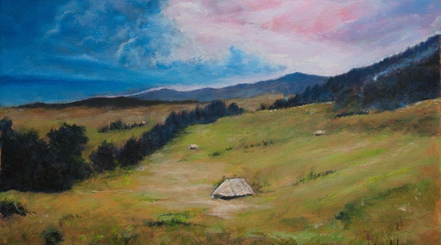 Hills-Acrylic-and-Oil-painting-on-canvas-by-topalski