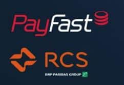 PayFast, RCS, and BNP Paribas Group payment options for online healing services.